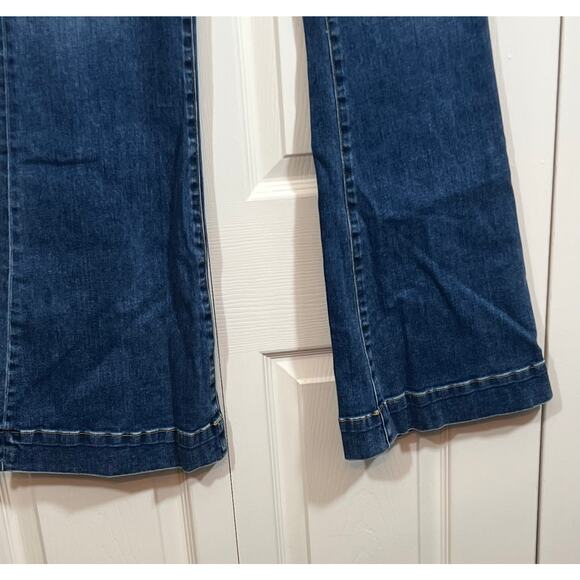 Ramy Brook Sz 29" Button Fly “Beatrix” Flare Medium Wash Blue Jeans NEW!! - Picture 6 of 10